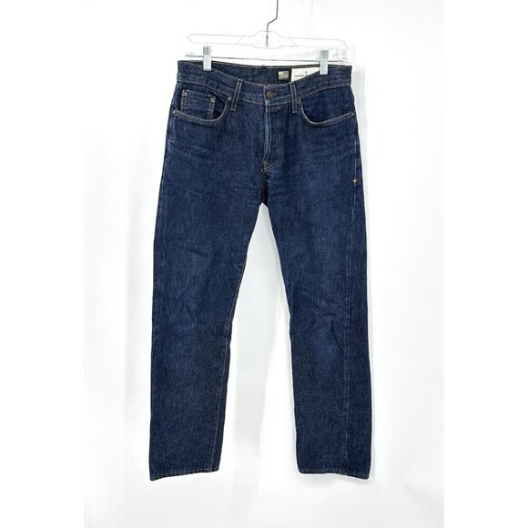 IMOGENE + WILLIE jeans barton slim lot 1 selvedge denim blue 90s y2k 30 29L - Picture 1 of 10